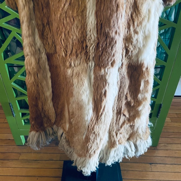 lady western of canada ‘40s/50s Rabbit Fur Trench Coat w/ Sheep Collar -AMAZING! - Picture 5 of 10